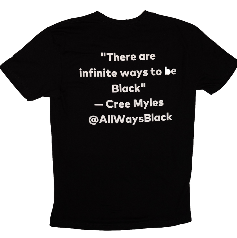 "ALL WAYS BLACK" Infinite Tee - DA SPOT NYC