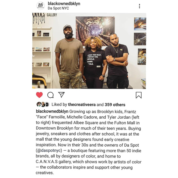 BLACK OWNED BROOKLYN features DA SPOT NYC!