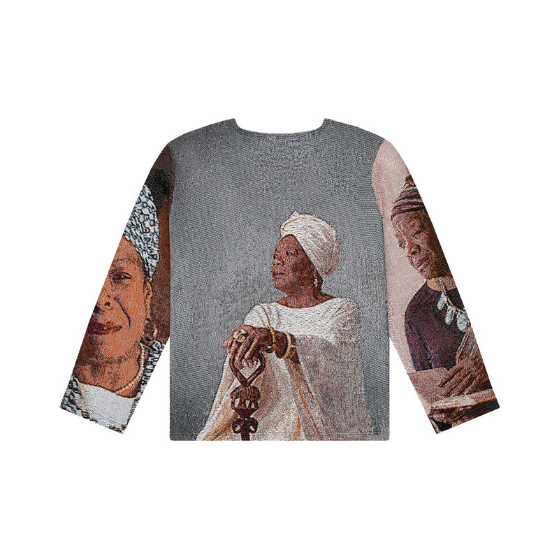 Royal Priesthood: Ms Angelou Tapestry Woven Sweater