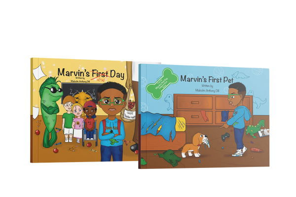 MAD BOOKS BUNDLES:  Marvin's First Day + Marvin's First Pet +Coloring Book
