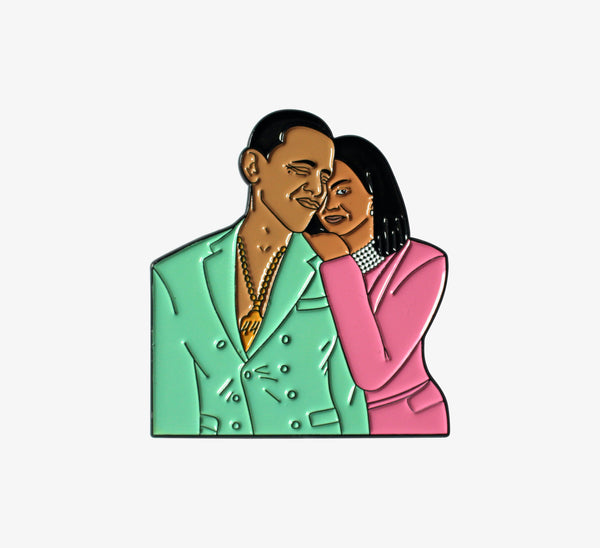 "Obamas' Love" Enamel Pin - DA SPOT NYC