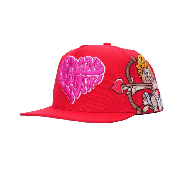 Make Love, Not War (Red) Snapback