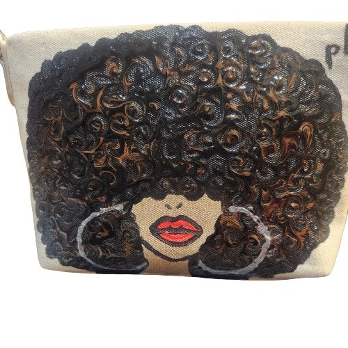 PPP Hand Painted MakeUp Pouch - DA SPOT NYC