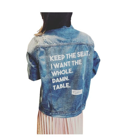 【新品・定価以下】2021 A/W EXAMPLE DENIM MOD COAT Superdown Rumi Denim Moto Jacket | superdown