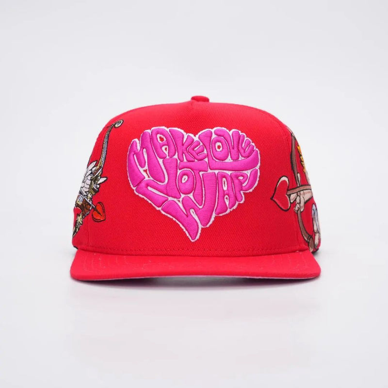 Make Love, Not War (Red) Snapback