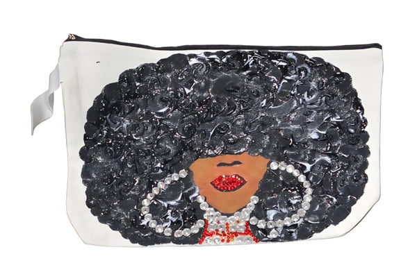 PPP Artwork: Hand Painted MakeUp Pouch