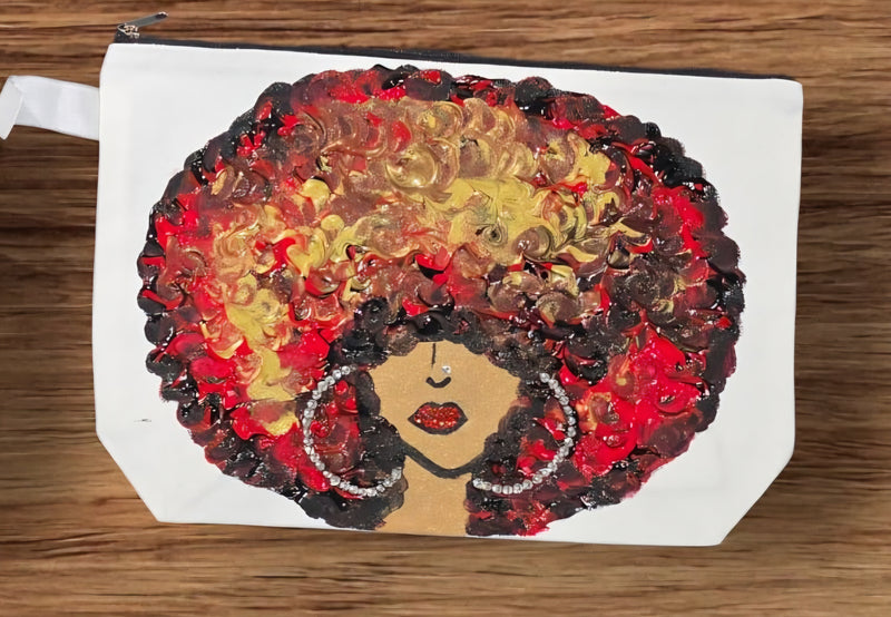 PPP Artwork: Hand Painted MakeUp Pouch