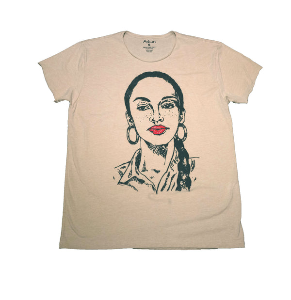 LEGEND TEE WITH HAND PAINTED LIPS - DA SPOT NYC