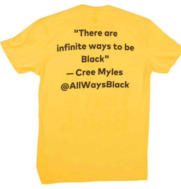 "ALL WAYS BLACK" Infinite Tee - DA SPOT NYC