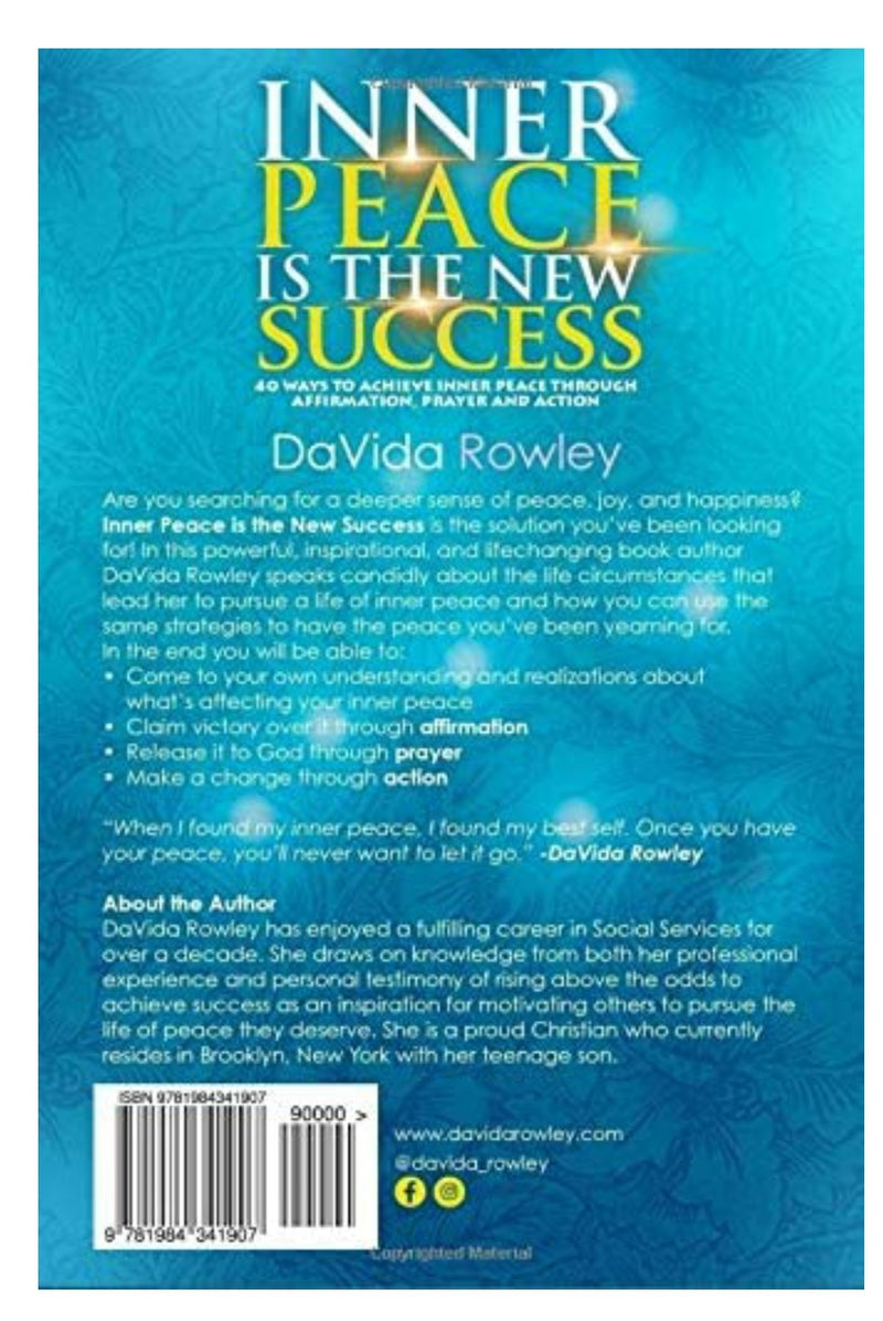 DaVida Rowley | Inner Peace is the New Success - DA SPOT NYC