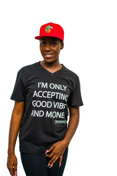 ONLY Good Vibes and Money Tee - DA SPOT NYC
